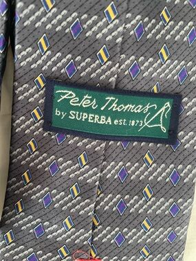 Peter Thomas by Superba vintage silk tie